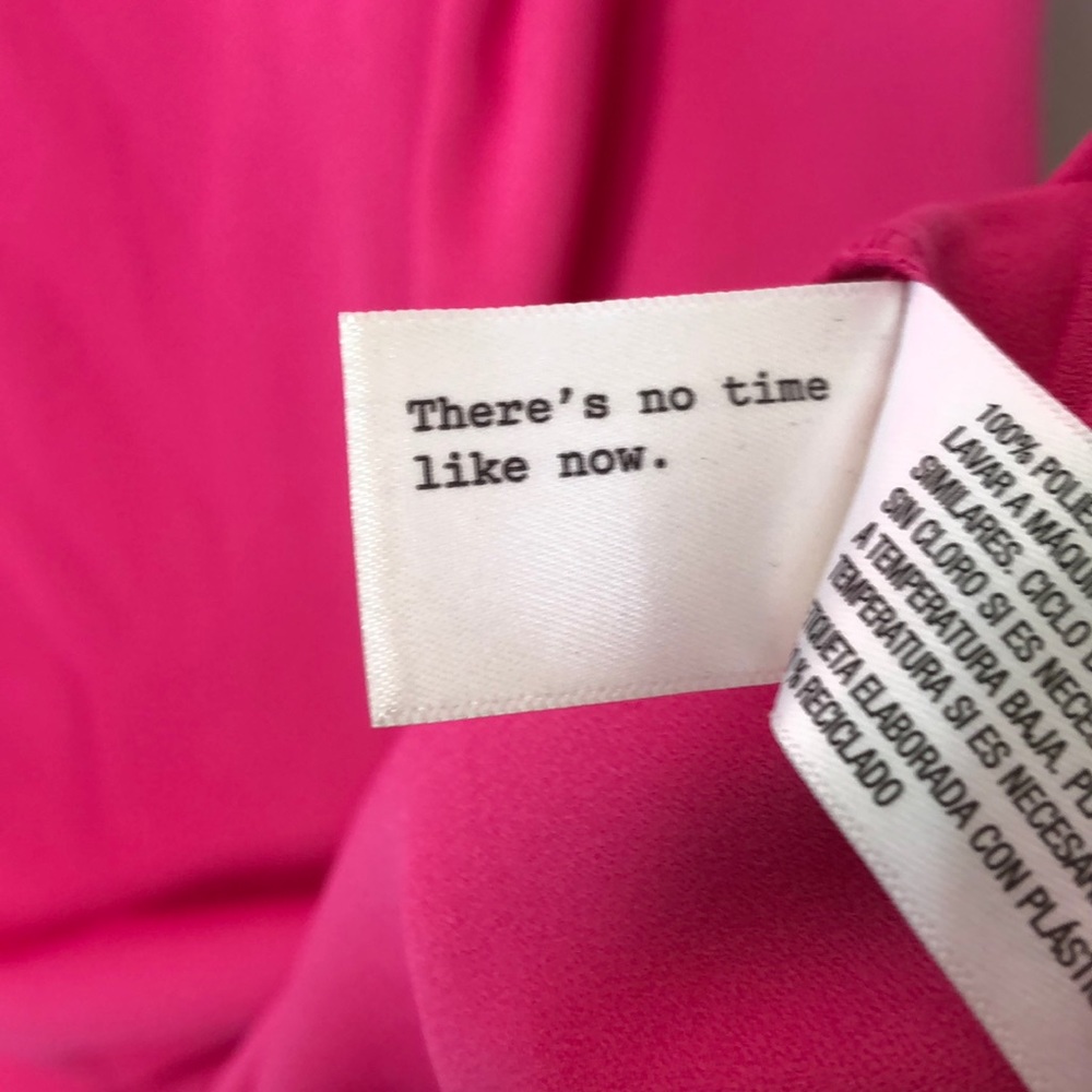 A New Day pink scalloped A-line keyhole dress - Picture 8 of 8